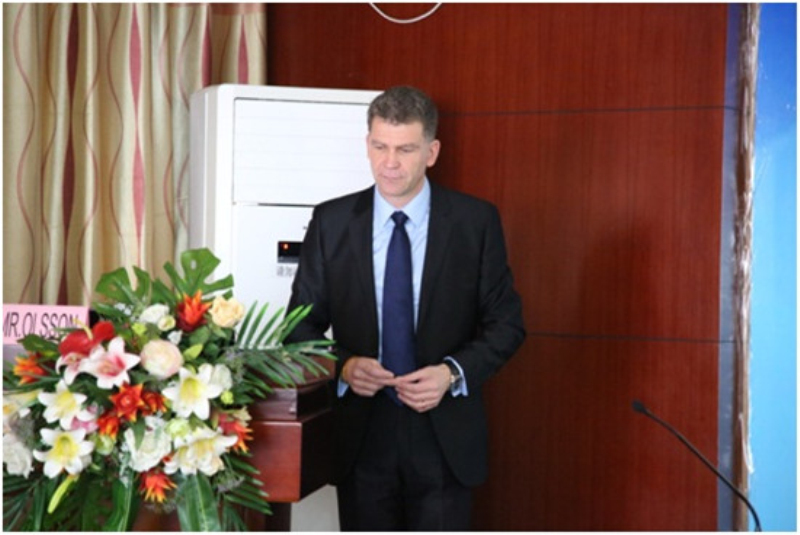 EBG大中华区首席代表Volker Olsson作报告