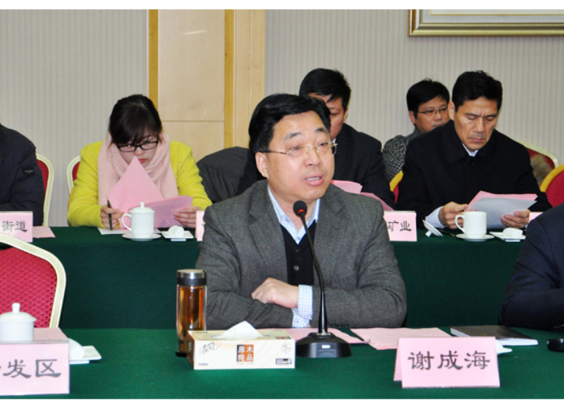 邹城市委副书记、市长  谢成海  讲话