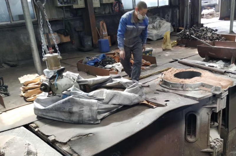 潍坊某铸造有限公司铸造炉台